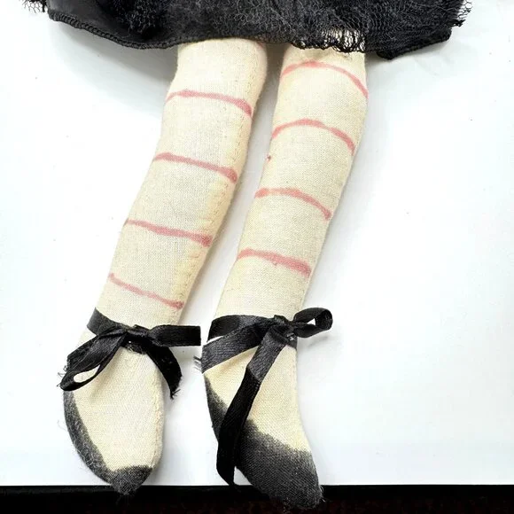 Pumpkin Head Halloween Doll 24" Orange Black - Picture 15 of 15